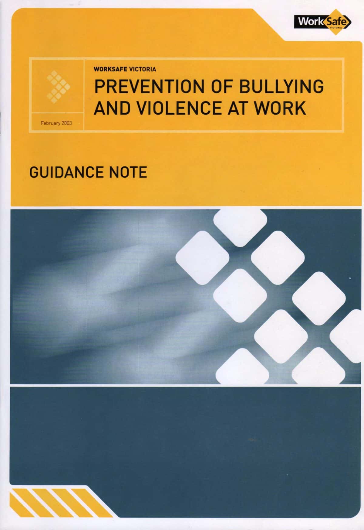 Bullying Code 2003 – SafetyAtWorkBlog