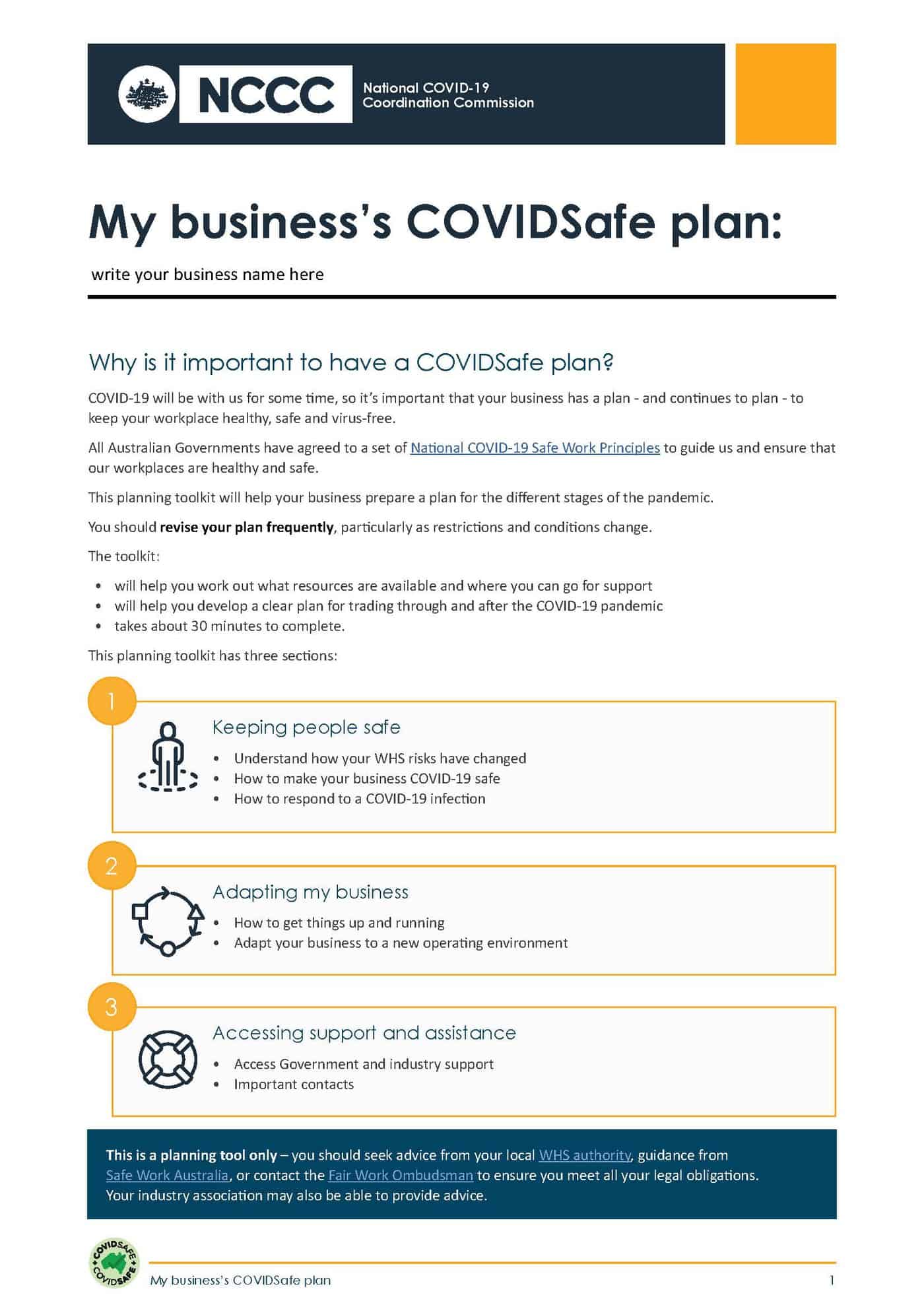 Australia government releases its COVID19 Safe Plan ...