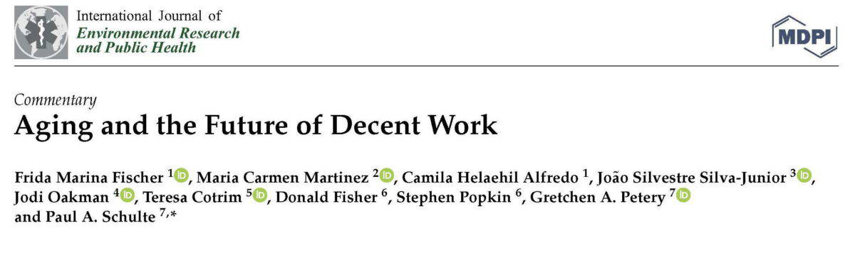Ageing and Decent Work report