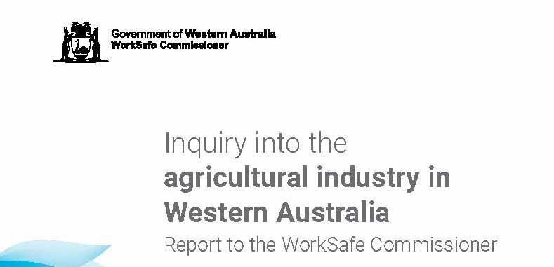 The cultural impediments to OHS improvement in agriculture need to be confronted